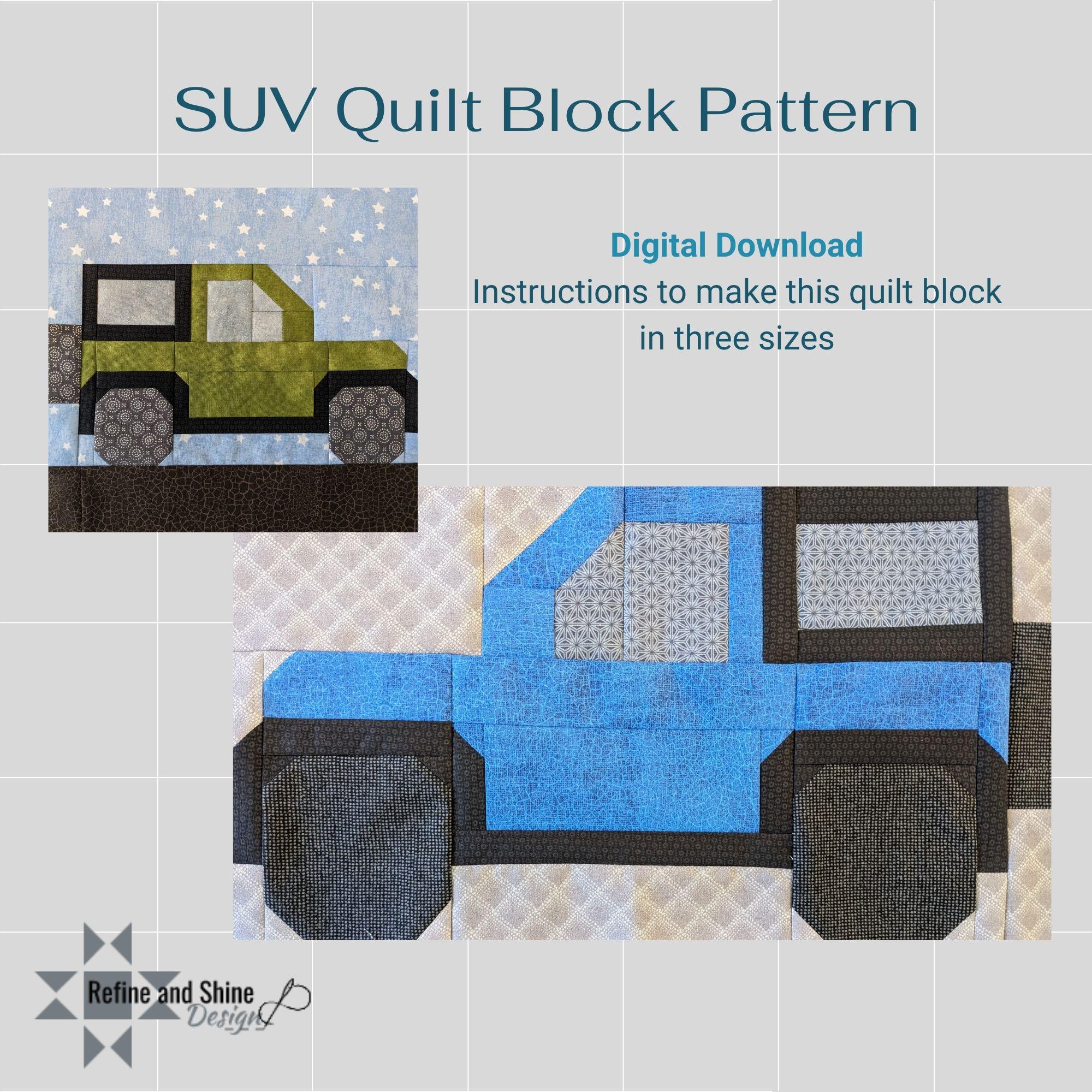 【JEEP】Quilting jumper Jeep Quilt Pattern - Etsy