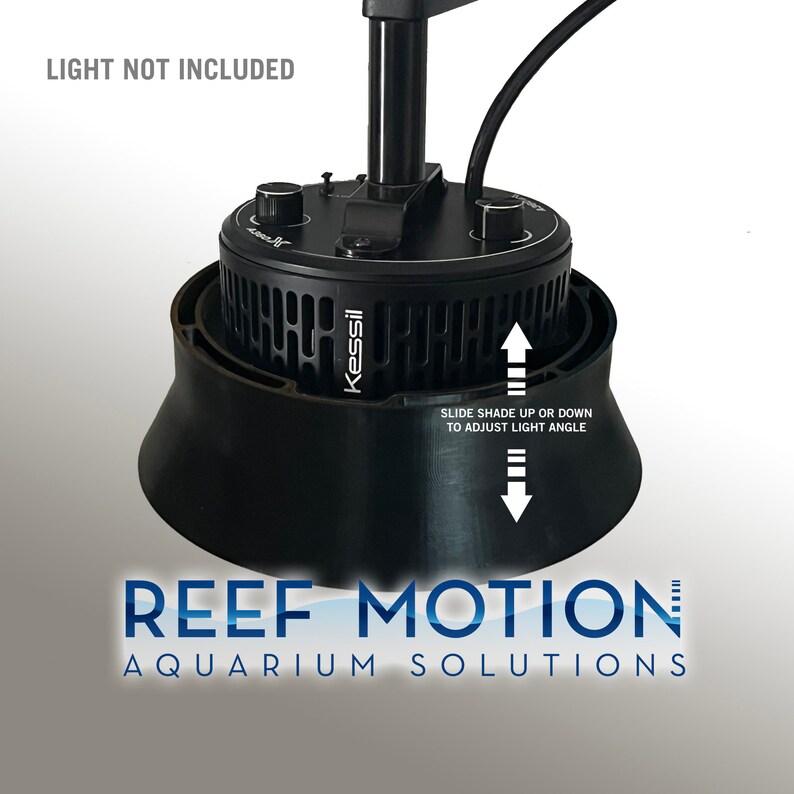 Light Shade for Kessil Tuna/sun Aquarium Lights curved Adjustable Etsy