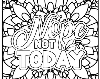 difficult coloring etsy