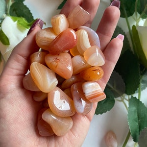 Apricot Agate Tumble