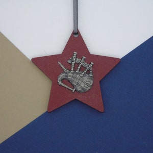 Dudelsack Weihnachtsdekoration - Dudelsack Ornament - Musik Weihnachtsgeschenk - Musikliebhaber - Dudelsack Anhänger - Musik Geschenk - Schottisches Geschenk