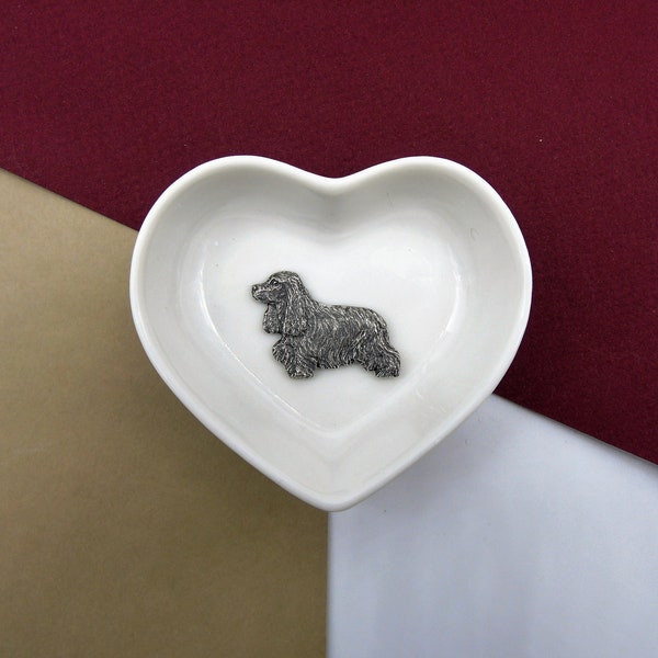 Cocker Spaniel Gift - Cocker Spaniel Trinket Dish - Cocker Spaniel Jewellery Dish - Dog Ring Dish - Gift for Her Show Cocker Spaniel