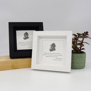 Sherlock Holmes Quote - A Study in Scarlet Gift - Arthur Conan Doyle Gift - Sherlock - Detective Gift - Unique Sherlock Gift - Book Lover