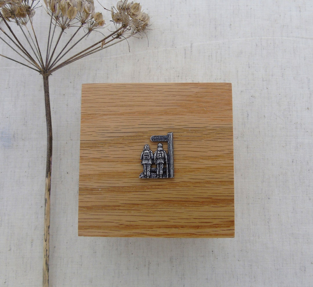 Walking Gift Walking Lover Wooden Box Rambler Trinket Box Hiking