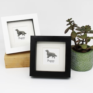 Personalised Irish Setter Gift - Irish Setter Framed Gift - Dog Memorial - New Dog Gift - Red Setter Home Decor - Dog Gift - Dog Christmas