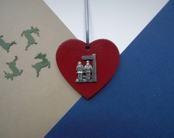 Walking Christmas Tree Decoration - Rambler Christmas Ornament - Hiking Christmas Decoration - Unique Christmas Decor - Handmade Christmas