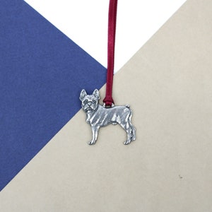 Boston Terrier Christmas Tree Decoration-Dog Mum Christmas Ornament -Boston Terrier Owner Decoration -Unique Christmas Decor -Dog Lover Gift