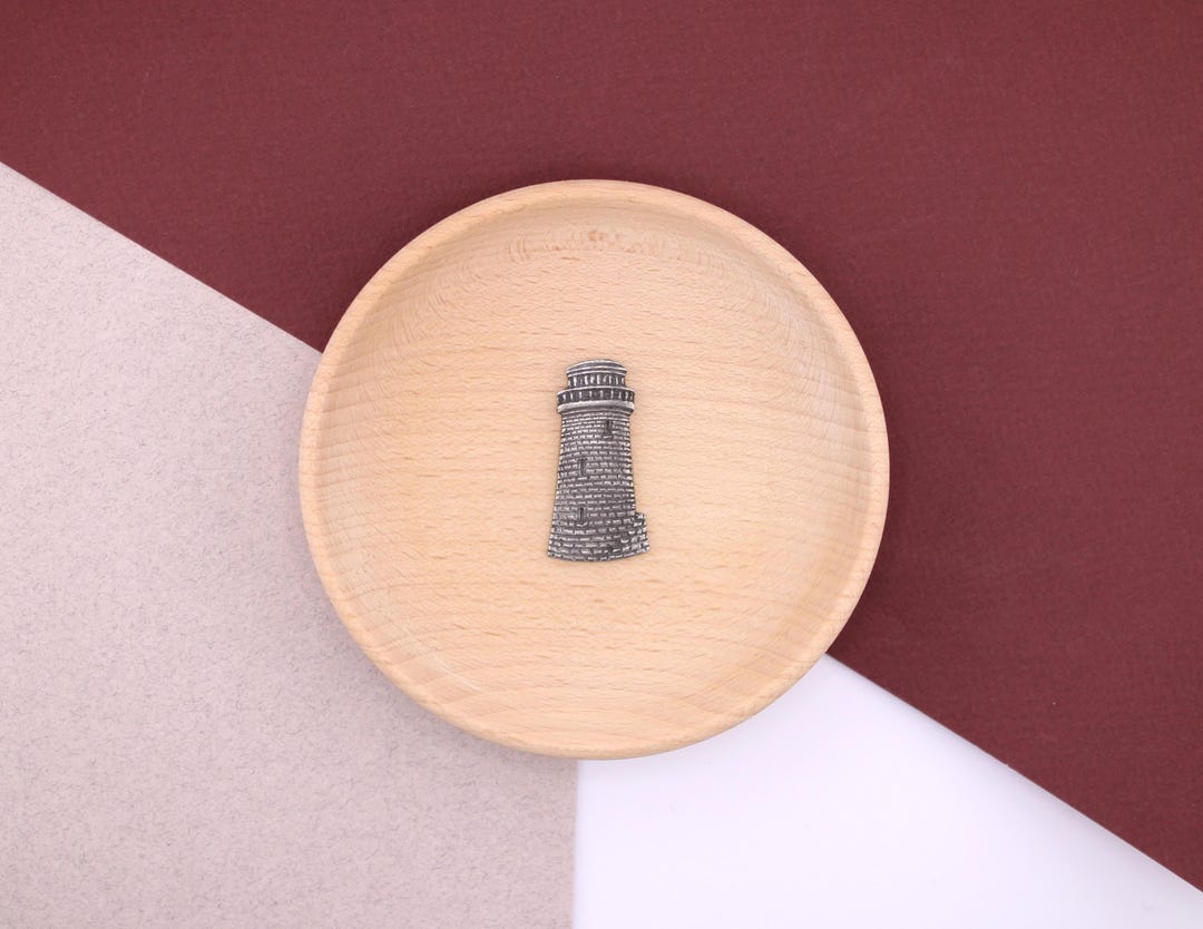 灯台ギフト - 灯台小物皿 - 灯台ジュエリー皿 - セキュリティリング皿