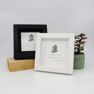 Sherlock Holmes Quote - Framed Sherlock Gift - Arthur Conan Doyle Gift - Sherlock - Detective Gift - Unique Sherlock Gift - Book Lover