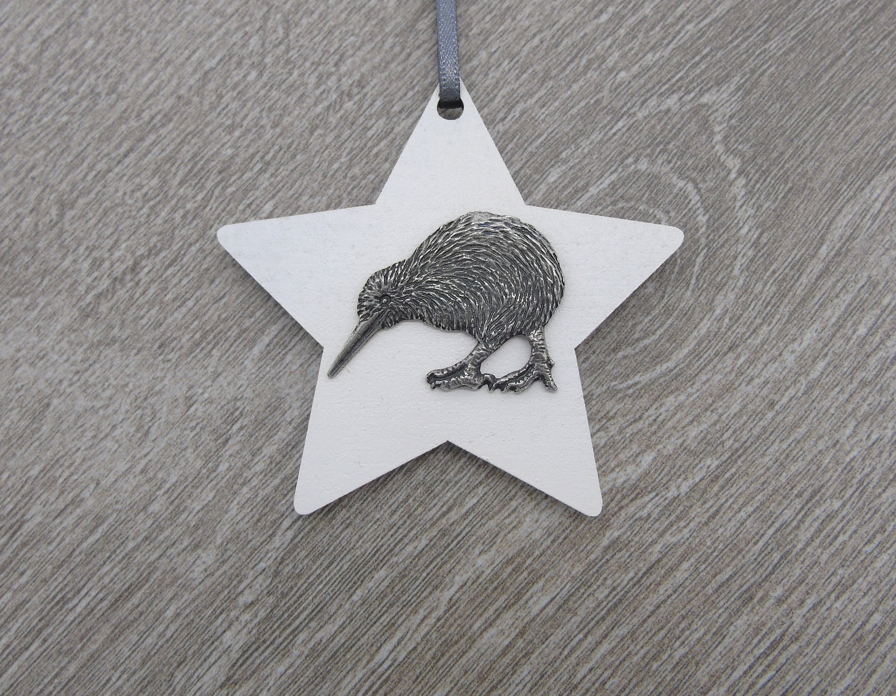 Holz Kiwi Vogel Figuren - 10cm, 10 Stück Set Zum Basteln & Dekorieren