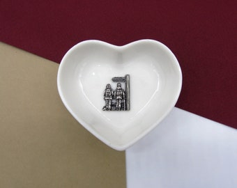 Walking Gift -  Walking Trinket Dish - Ramblers Jewellery Dish - Hiking Ring Dish - Gift for Her - Hiking Lover Gift for her - Walking Lover