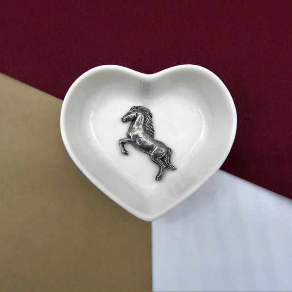 Horse Gift -  Horse Trinket Dish - Horse Jewellery Dish - Ring Dish - Gift for Her - Horse Lover Gift - Horse Riding Birthday Gift