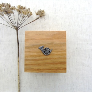 French Horn Gift - French Horn Wooden Box - French Horn Trinket Box- French Horn Keepsake Box -  French Horn Lover