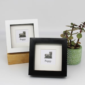 Personalised Yorkshire  Terrier Gift - Yorkie Framed Gift  - Dog Memorial - Yorkie Lover Gift - Personalised Dog Gift