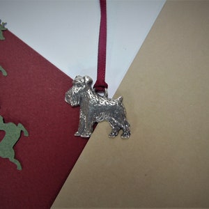 シュナウザーのクリスマスツリーの飾り - シュナウザーのお母さんのクリスマスオーナメント - シュナウザーの飼い主の飾り - ユニークなクリスマスデコレーション