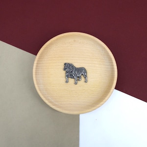 English Bulldog Gift- English Bulldog Trinket Dish- Bulldog Jewellery Dish - Dog Ring Dish - Bulldog Desk Tidy - Bulldog Birthday Gift