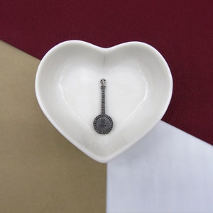 Banjo Gift -  Banjo Trinket Dish - Music Jewellery Dish - Ring Dish - Gift for Her - Banjo Player Gift - Banjo Birthday Gift