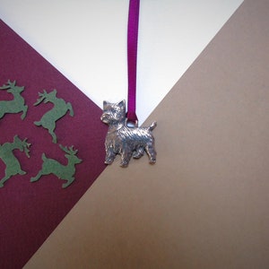 West Highland White Terrier Hängedekoration - Westie Weihnachtsverzierung - Hund Mama Geschenk - Westie Welpen Geschenk - Westie Dekor - Westie Anhänger