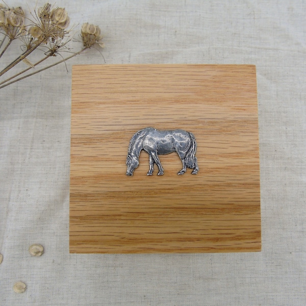 Horse Wooden Box - Horse Jewellery Box - Horse Trinket Box - Horse Gift Box - Horse Keepsake Box - Gift for Horse Lover
