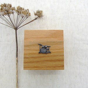 Drums Gift - Drum Wooden Box - Drum Trinket Box- Drum Keepsake Box -  Drum Lover - Drummer Gift - Drummer Gift Box