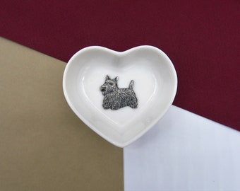 Scottish Terrier Gift -  Scottie Trinket Dish - Scottie Jewellery Dish - Scottie Ring Dish - Gift for Her - Scottie Mum Gift - Scottie Lover