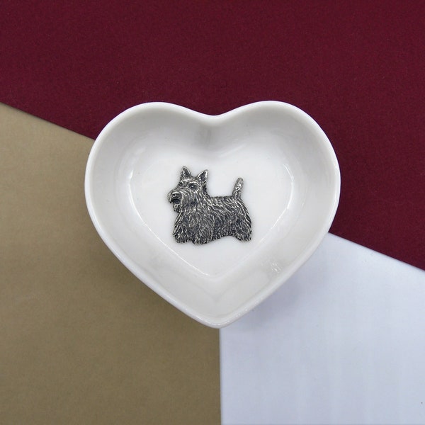 Scottish Terrier Gift - Scottie Trinket Dish - Scottie Jewellery Dish - Scottie Ring Dish - Cadeau pour elle - Scottie Mum Gift - Scottie Lover