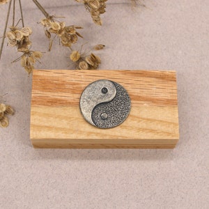 Yin Yang Box - Yin Yang Ring Box - Yin Yang Earring Box Gift - Unique Yin Yang Jewellery Box - Yin Yang Gift