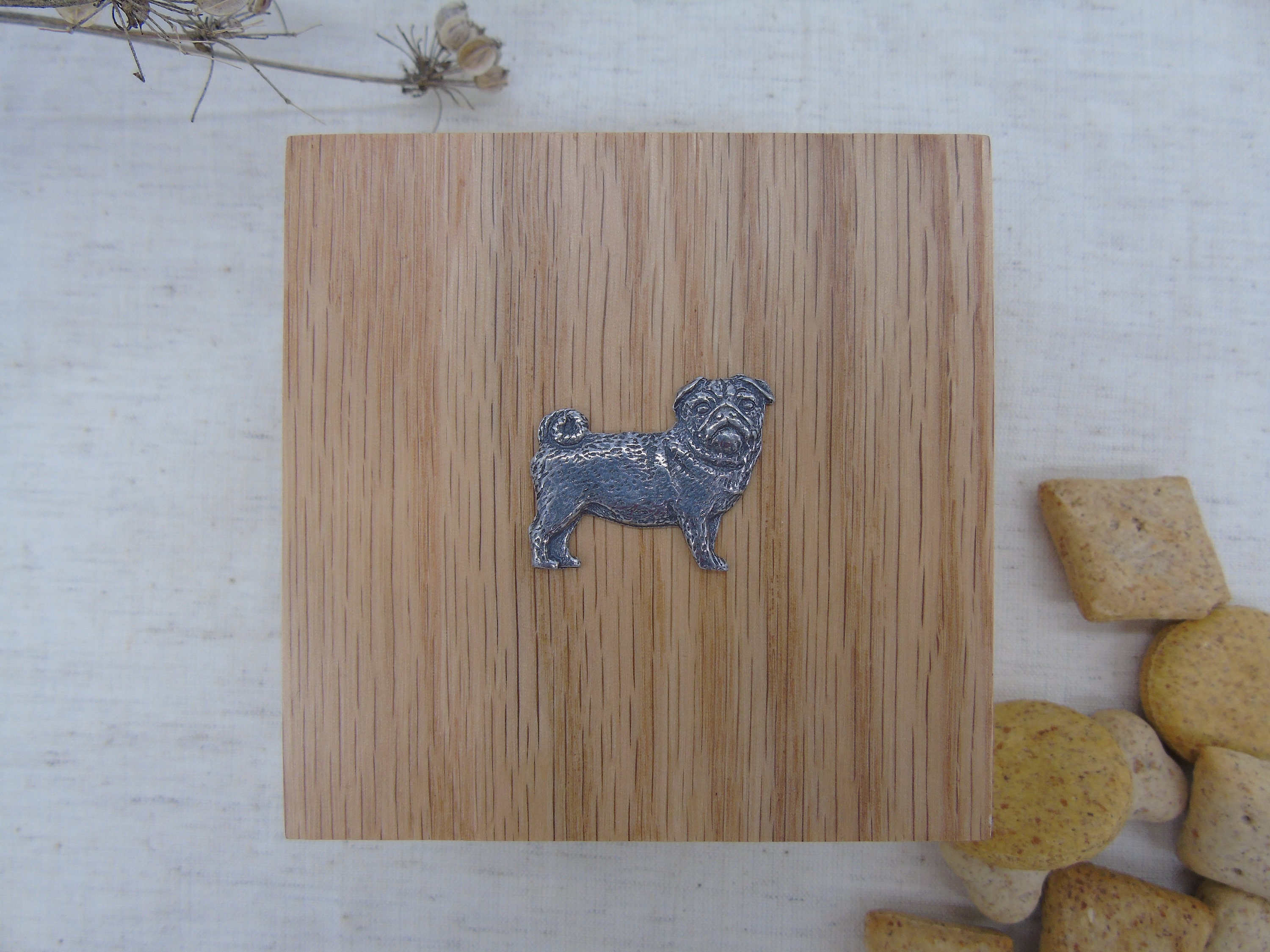 Pug top jewelry box