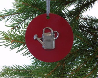 Watering Can Christmas Decoration - Gardening Christmas Ornament - Flower Decoration - Unique Christmas Decor - Grow Your Own