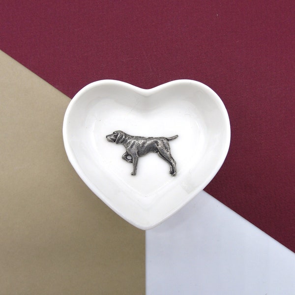German Shorthaired Pointer Gift - German Pointer Trinket Dish - Pointer Jewellery Dish - Pointer Ring Dish - Gift for Her - Pointer Mum Gift