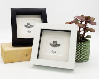 Claddagh Gift - Love Gift  - Gra Gift - Love Gift- Anniversary Gift- Irish Gift - Claddagh Celtic Gift
