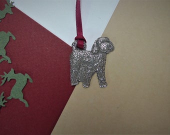 Cockapoo Pewter Motif Slate Clock Mother Father Leaving Christmas Gift Cockapoo Pewter Motif Slate Clock Mother Father Leaving Christmas Gift