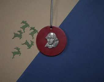 William Shakespeare juldekoration - Shakespeare-prydnad - Shakespeare-julklapp - Dramaälskare - Historieälskare