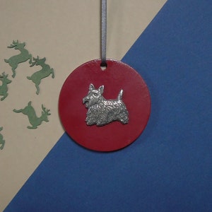 Scottish Terrier Christmas Decoration - Scottie Dog Christmas Bauble - Scottie Lover Decoration - Scottish Terrier Gift
