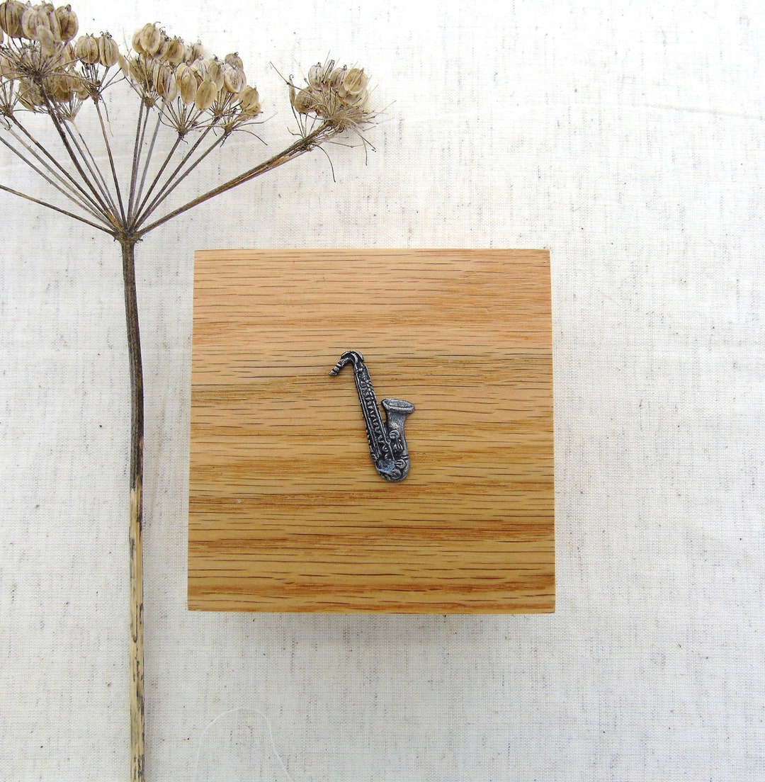 Saxophone Gift Saxophone Wooden Box Saxophone Trinket Box Saxophone