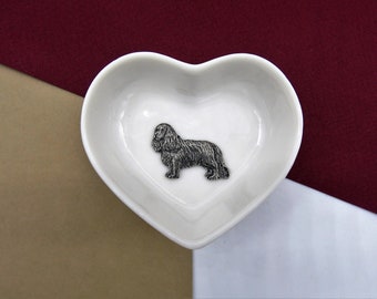 Cavalier King Charles Spaniel Gift -  King Charles Trinket Dish - Cavalier King Charles Jewellery Dish - Dog Ring Dish - Gift for Her