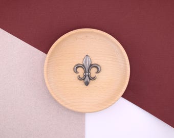 Fleur de lis Gift- Fleur des lys trinket schotel- fleur de lis sieraden schotel- fleur de lis ring schotel- fleur de lis minnaar cadeau-lelie cadeau