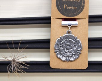 Tudor Rose bookmark - Tudor Rose Gift - Medieval bookmark - History Gift -  Rose Collector -  History Teacher Gift Bookmark - History Lover