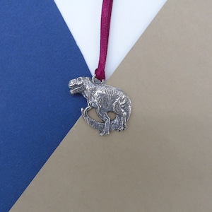 Tyrannosaurus Rex Hanging Decoration - Dinosaur Ornament - T rex Christmas Gift - Dinosaur Charm Gift - Dinosaur Lover Charm