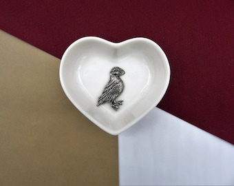 Papegaaiduiker cadeau - papegaaiduiker trinket schotel - sieraden schotel - ring schotel - vogelliefhebber cadeau - verjaardagscadeau papegaaiduiker - cadeau voor haar - zeevogel cadeau