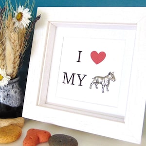 Englische Bull Terrier Print Geschenk - I love my English Bull Terrier - Englische Bull Terrier Spruch - Englische Bull Terrier Kunst - Hunde Geschenk - Hund Mama