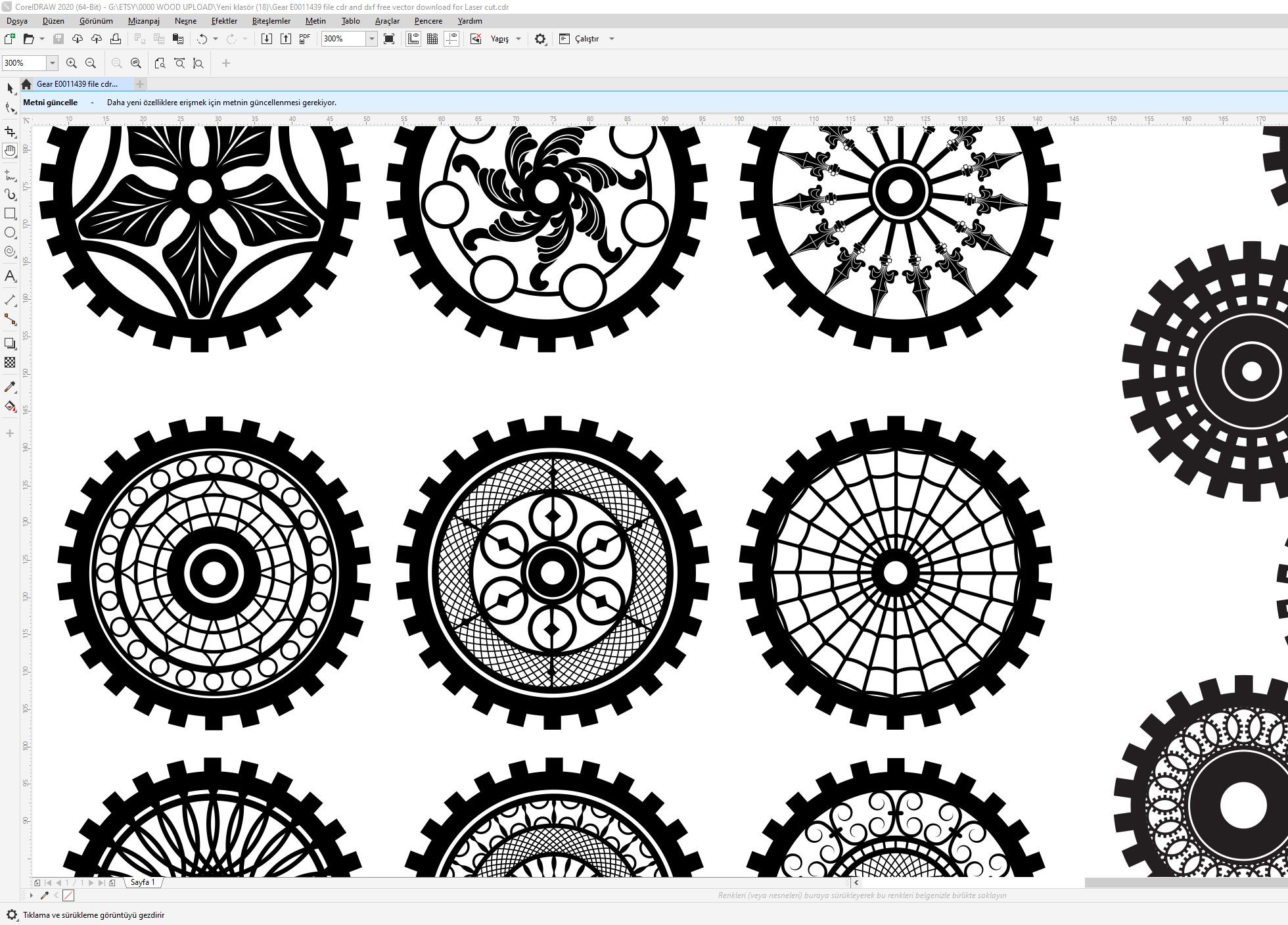 Perfect 27 gear design for Laser cut Files 2021 .v2 SVG DXF Etsy