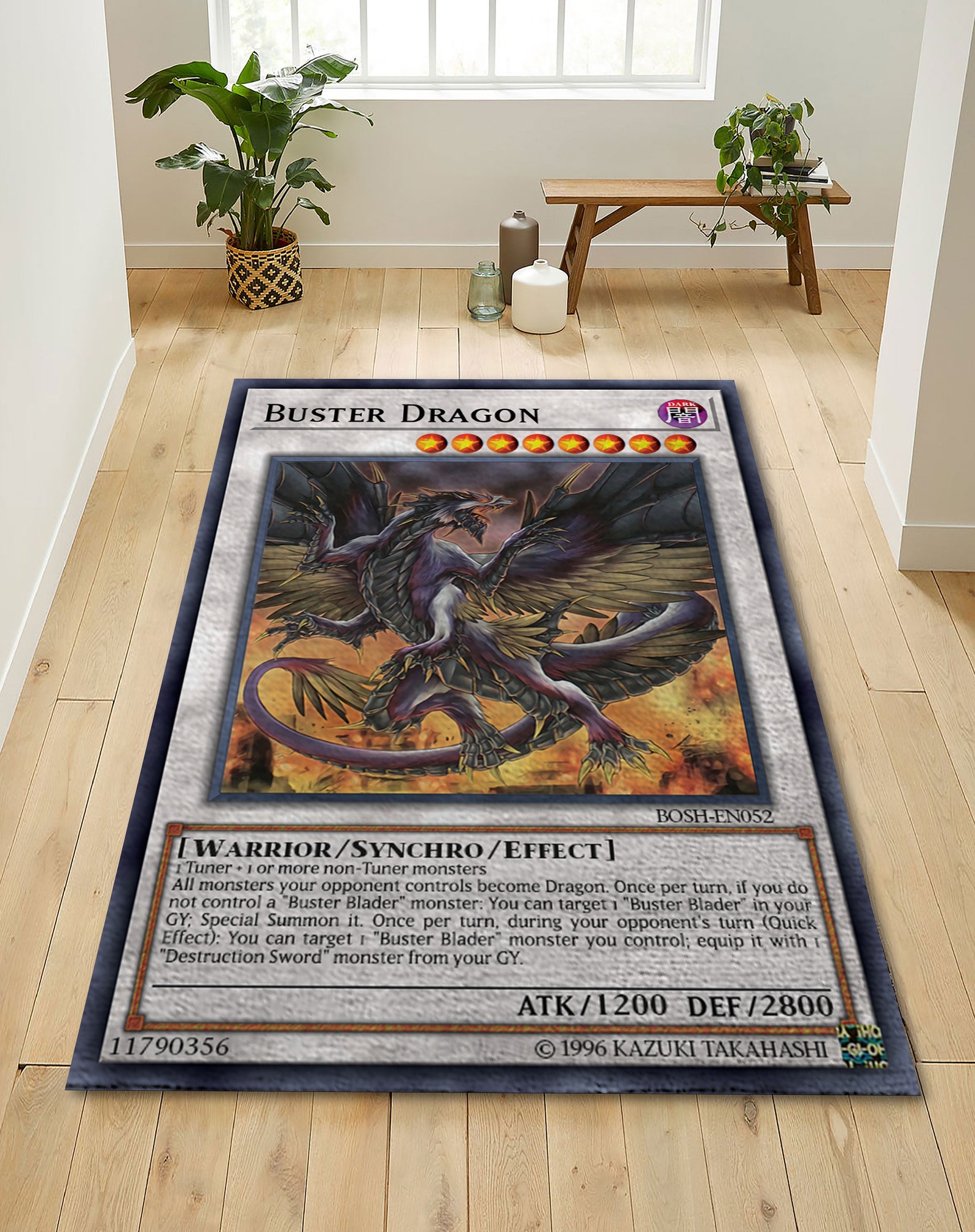 BlueEyes White Dragon Rug Dark Magician Area Rug Buster Etsy