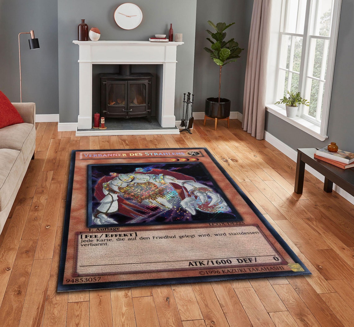 BlueEyes White Dragon Rug Dark Magician Area Rug Banisher Etsy