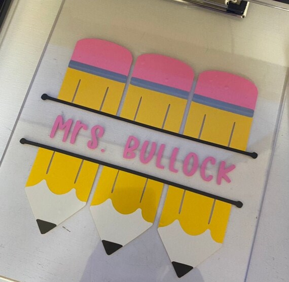 Custom Teacher Clipboard Etsy