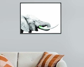 African Elephant Artwork