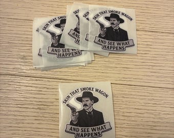 Smoke Wagon - Wyatt Earp Sticker