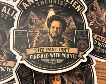 Ancient Alien Theorist Sticker