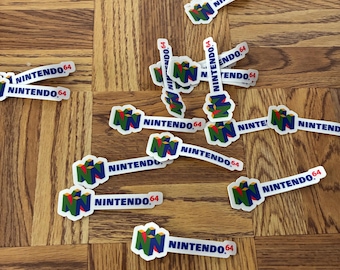 Pegatina del logotipo de Nintendo 64