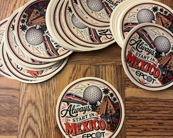 Siempre empieza en México - Calcomanía de EPCOT